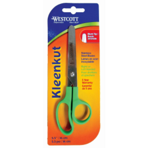 5.5" Blunt Kleenkut Kids Scissors / 
Ciseaux ? bouts ronds Kleencut, pour enfants, 5.5 po