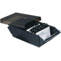 Business Card File ? Holds 400 Cards / 
Classeur pour 400 cartes professionnelles