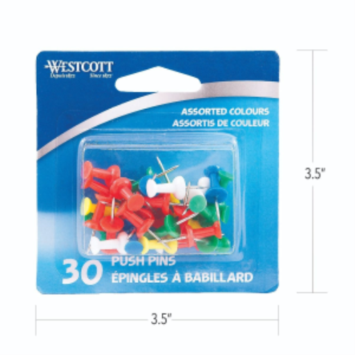 Assorted Colours, 30/Card / 
Couleur assorties ? 30 par carte