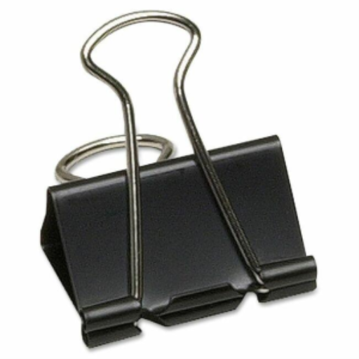 Fold Back Clips 1-1/4" ? 33 mm - 12 Per Box / Pince-notes 1-1/4 po ? 33 mm - 12 par boite