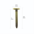 1? ? 100/Box ? Domed Head - Dia 10mm / 
1 po ? 100/bo?te ? t?te bomb?e - dia 10 mm