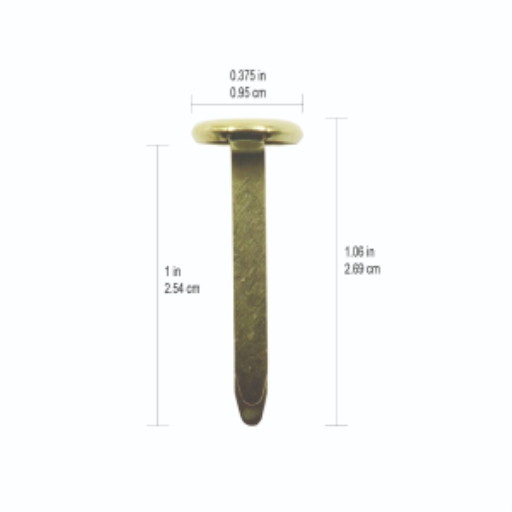 1? ? 100/Box ? Domed Head - Dia 10mm / 
1 po ? 100/bo?te ? t?te bomb?e - dia 10 mm