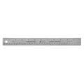 30cm/12? Stainless Steel Cork Backed Ruler 
R?gle en acier inoxydable endos de li?ge caoutchout?, 30cm / 12 po