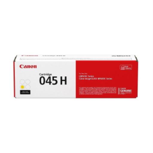 Canon 1243C001 Cartridge 045H High Capacity Yellow Toner ? High Yield 2,200 Pages
