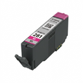 High-resolution 3D render of the Canon CLI-281XL Magenta ink cartridge, focused on product details.