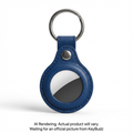 AirTag Snap Ring Keyring Cobalt Blue