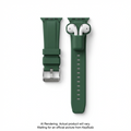 Sync+ Series FKM Apple Watch Strap and AirPod Dock - Forest Green (Large)
