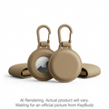 AirTag Secure Dock Tan (2 Pack)
