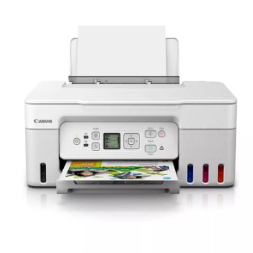 Canon 5805C023 PIXMA G3270 White All-in-One Wireless MegaTank Printer ? High-Volume 6,000 Page Yield