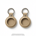 AirTag Snap Ring Keyring Sandy Beige (2 Pack)