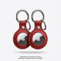 AirTag Snap Ring Keyring Red (2 Pack)