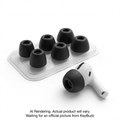 HyperFoam Comfort Series Memory Foam Tips For AirPods Pro 3rd Gen Black - All Sizes