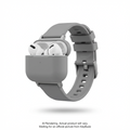 Sync+ Series FKM Apple Watch Strap and AirPod Dock - Stone Grey (Small)