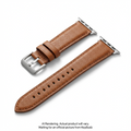 Artisan Series Genuine Leather Apple Watch Strap - Natural Brown (Small)