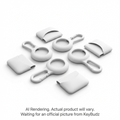 AirTag Secure Dock White (4 Pack)