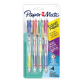 Paper Mate Clearpoint Mechanical Pencil, Break-Resistant, Colour Block Edition, HB #2 Lead (0.7mm), 4 Count