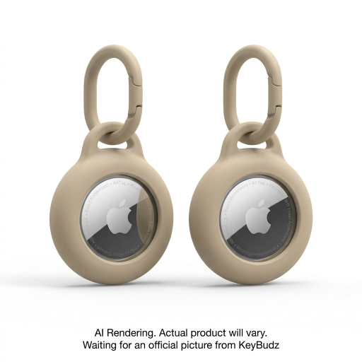 AirTag Secure Dock Sandy Beige (2 Pack)