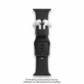 Sync+ Series FKM Apple Watch Strap and AirPod Dock - Carbon Black (Small)