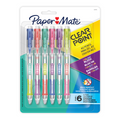 Paper Mate Clearpoint Mechanical Pencil, Break-Resistant, Colour Block Edition, HB #2 Lead (0.7mm), 6 Count