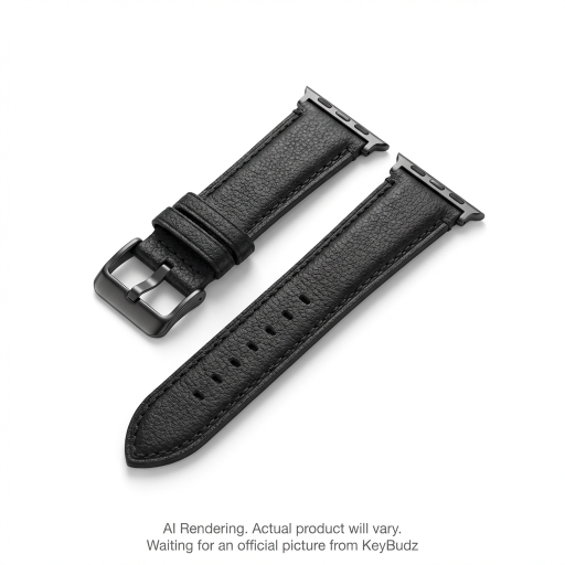 Artisan Series Genuine Leather Apple Watch Strap - Black (Large)