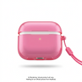 Jelly Series Transparent Case for AirPods Pro 3rd Gen Neon Pink