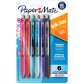 Paper Mate InkJoy Pens, Gel Pens, Medium Point (0.7 mm), Assorted Colours, 6 Count