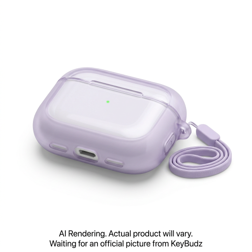 Jelly Series Transparent Case for AirPods Pro 3rd Gen Lavender
