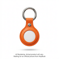 AirTag Snap Ring Keyring Electric Orange