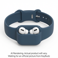 Sync+ Series FKM Apple Watch Strap and AirPod Dock - Tidal Blue (Small)