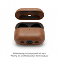 Artisan Series Leather Case AirPods 4th Gen Natural Brown
