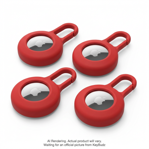 AirTag Secure Dock Red (4 Pack)