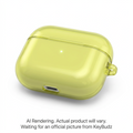 Jelly Series Transparent Case for AirPods Pro 3rd Gen Neon Yellow