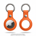 AirTag Snap Ring Keyring Electric Orange (2 Pack)
