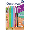 Paper Mate Flair Scented Felt Tip Pens, Assorted Sunday Brunch Scents and Colours, Medium Point (0.7 mm), 6 Count