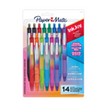 Paper Mate InkJoy 300RT Ballpoint Pens, Colourful Pens with Fashion Wraps, Retractable, Medium Point, Assorted Colours, 14 Count