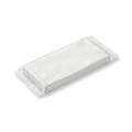 A crisp, pure white ecommerce hero shot of a single 500g bar of Staedtler Fimoair white modeling clay.