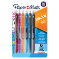 Paper Mate InkJoy Pens, Gel Pens, Medium Point (0.7 mm), Assorted Colours, 6 Count