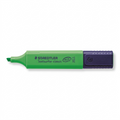 High-resolution hero shot of the STAEDTLER Textsurfer classic green highlighter, with exact text and cap seen in image_0.png, on a pure white background.
