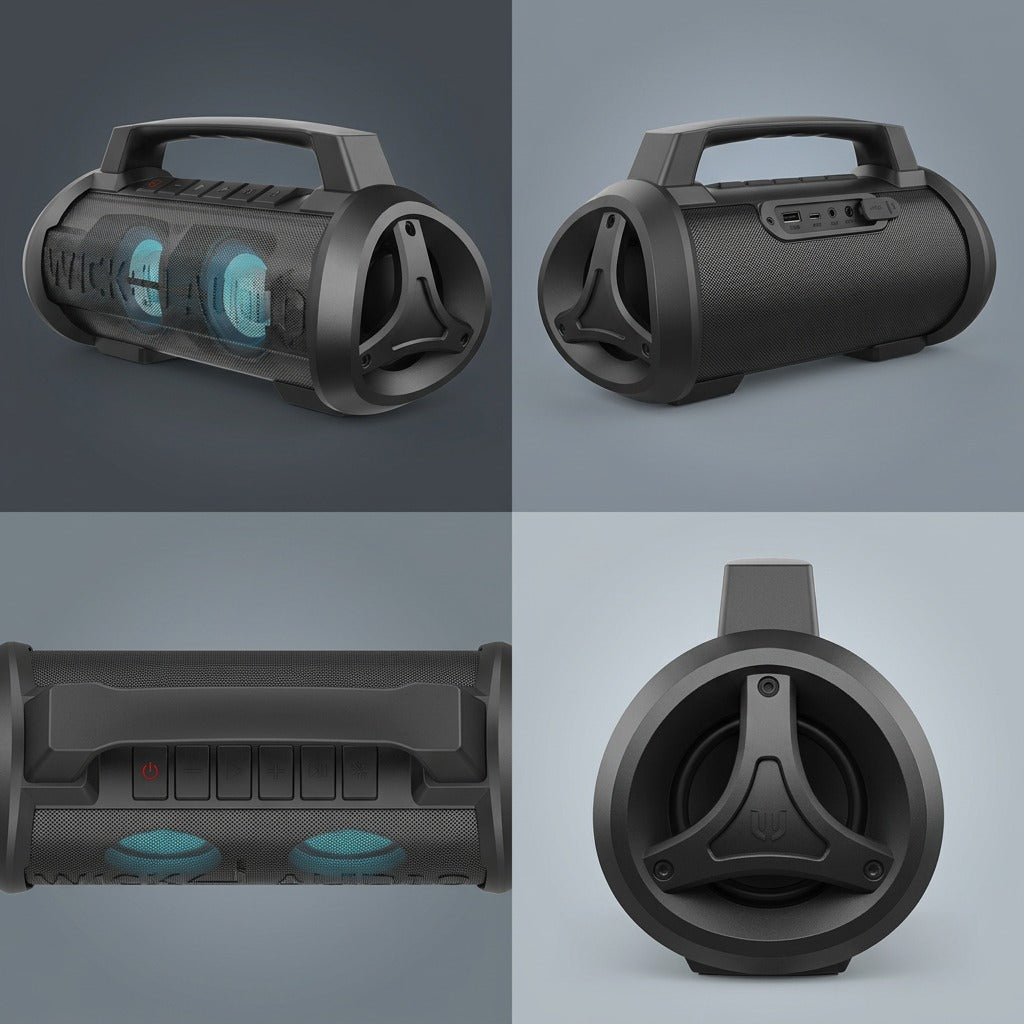Wicked Audio Growl XL Party Speaker - 12-Hour High-Output Bluetooth Sound