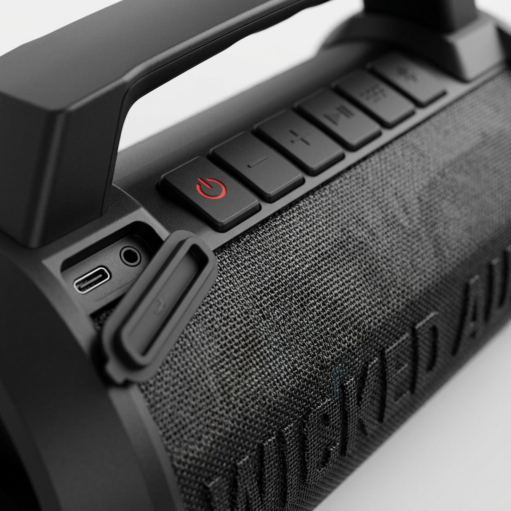 Wicked Audio Growl XL Party Speaker - 12-Hour High-Output Bluetooth Sound