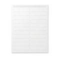A high-resolution product shot of a full sheet of white Avery Laser Labels (5261) on a pure white background.