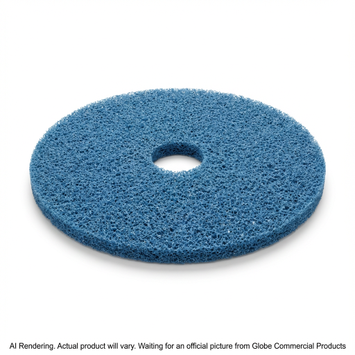 19"  Blue Cleaner Floor Pad