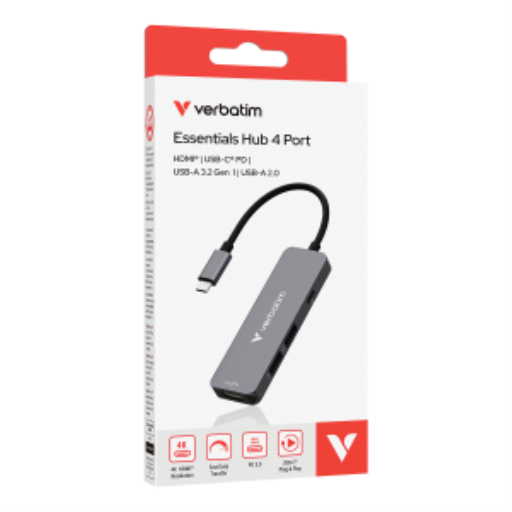 Verbatim USB-C Essentials Multiport Hub 4 Port