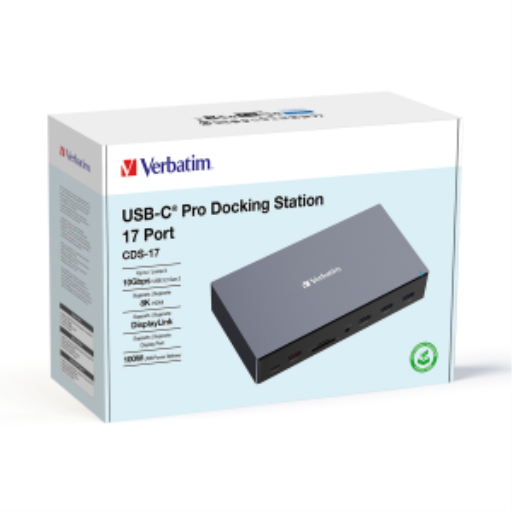 Verbatim CDS-02 USB-C Docking Station 17-in-1