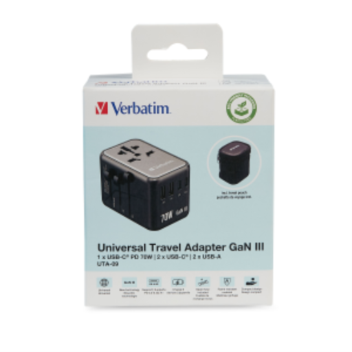 Verbatim UNIVERSAL TRAVEL ADAPTER UTA-09