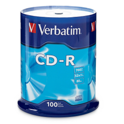 Verbatim CDR 80/700 52X VRB SB 100PK SP