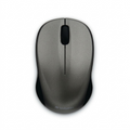 A high-resolution product photograph of the Verbatim Silent Wireless Mouse in Graphite, viewed from a top-down angle, centered on a pure white background.