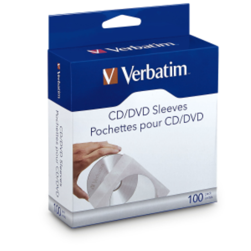 Verbatim CD SLEEVES 100 PACK