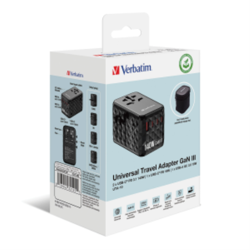 Verbatim UNIVERSAL TRAVEL ADAPTER UTA-10