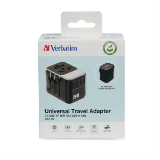 Verbatim UNIVERSAL TRAVEL ADAPTER UTA-07